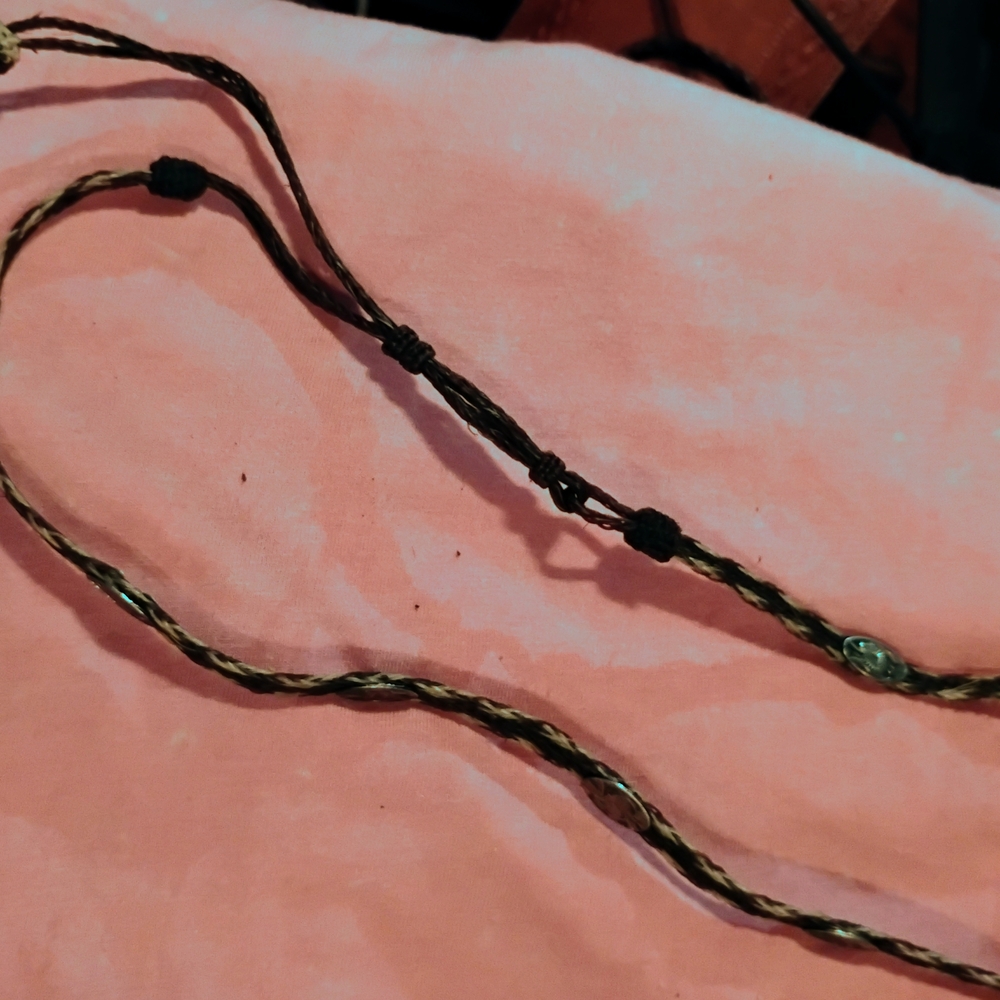 Braided Brown and Black Necklace